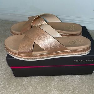 Vince Camuto Rose Gold Sandal